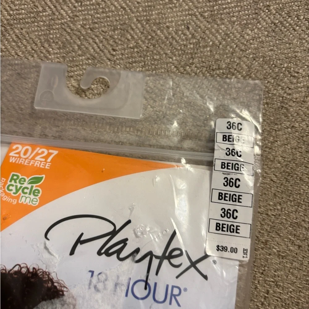 Playtex Women's 18 Hour Sensational Support Beige Bra #20/27 Sz 36C New